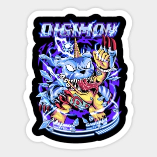 Beast Gabumon Digital Monster Sticker